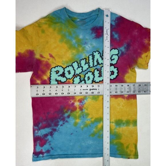 Rolling Loud Tour Graphic T-shirt Women Small Multicolor Tie Dye Music - Picture 5 of 5